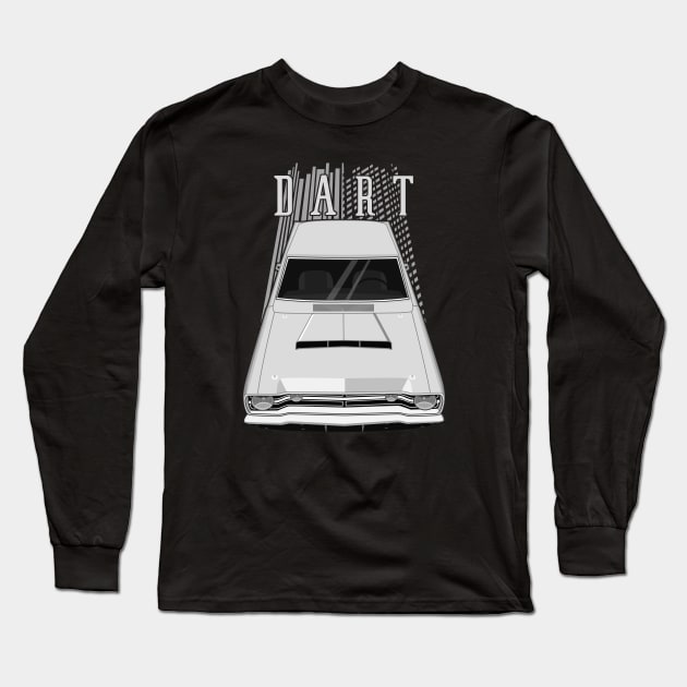 Dodge Dart 1968 - silver Long Sleeve T-Shirt by V8social